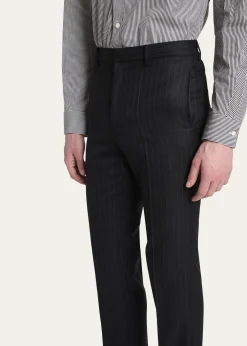 GivenchyMen's Classic-Fit Pinstripe Formal Trousers