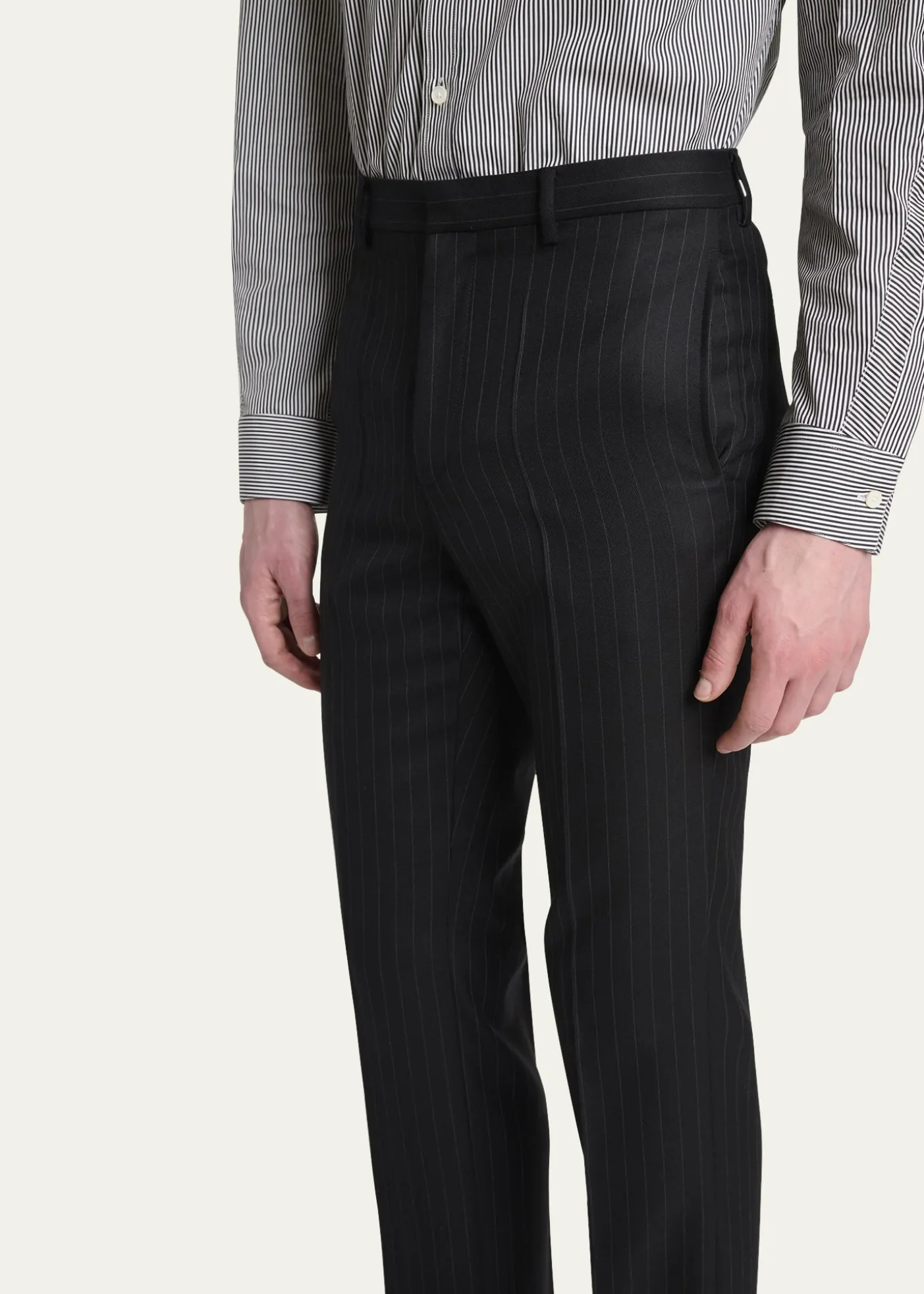GivenchyMen's Classic-Fit Pinstripe Formal Trousers