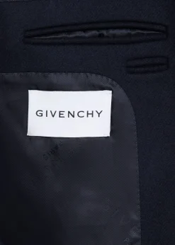 GivenchyMen's Deconstructed Wool Peak-Lapel Sport Jacket