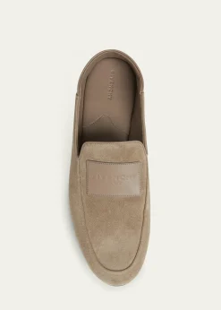 GivenchyMen's Label Suede Foldable Loafers