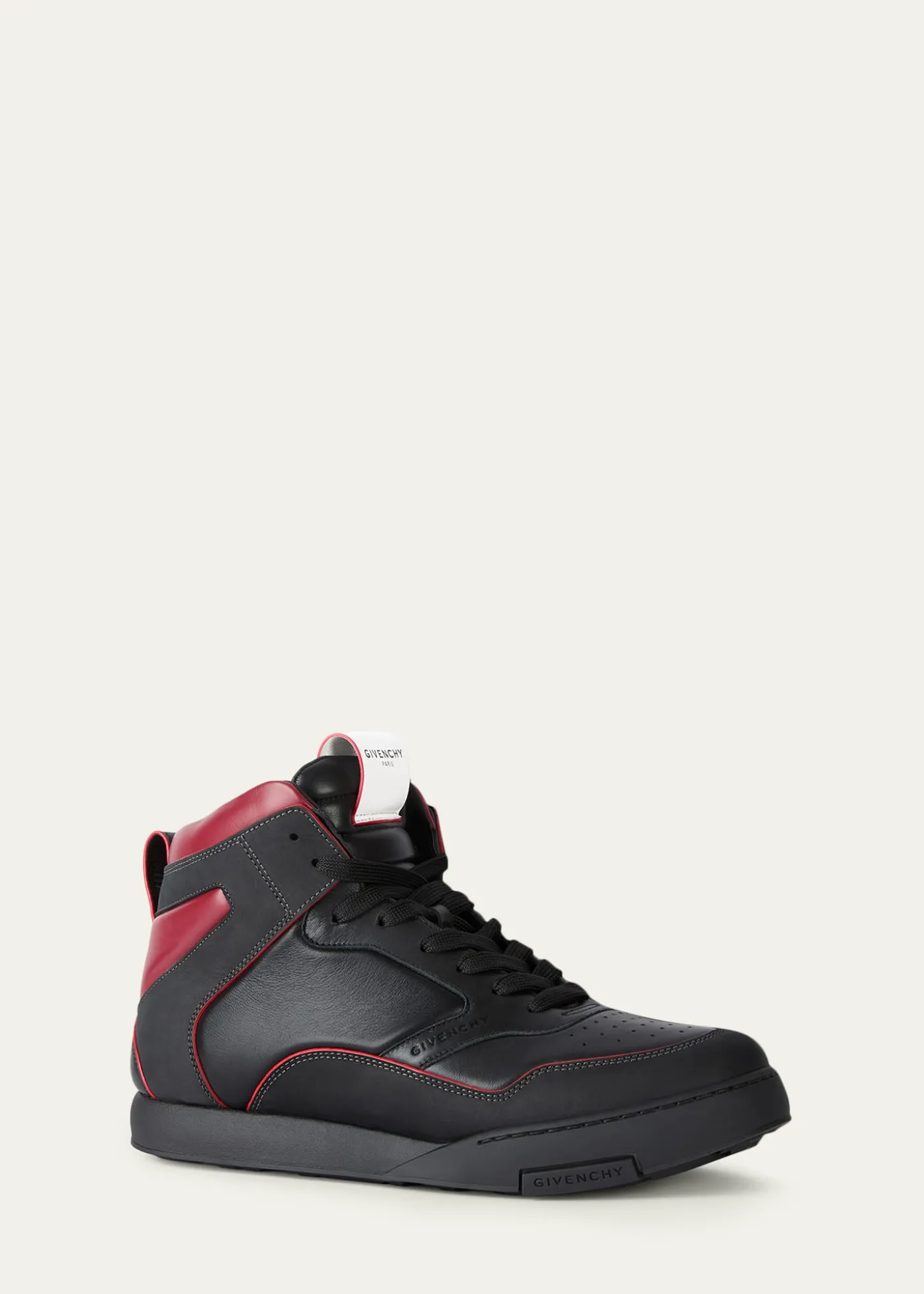 GivenchyMen's Leather High-Top Sneakers