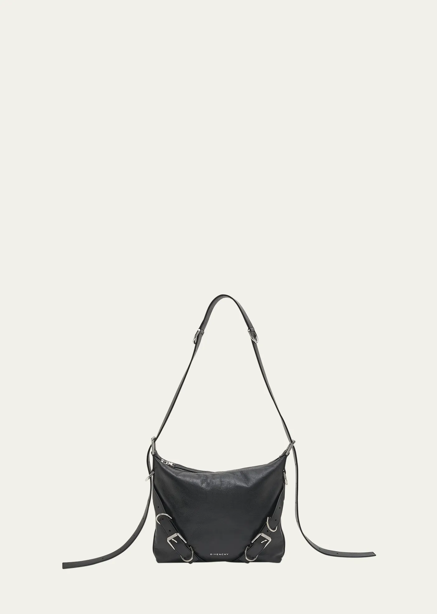 GivenchyMen's Voyou Leather Crossbody Bag