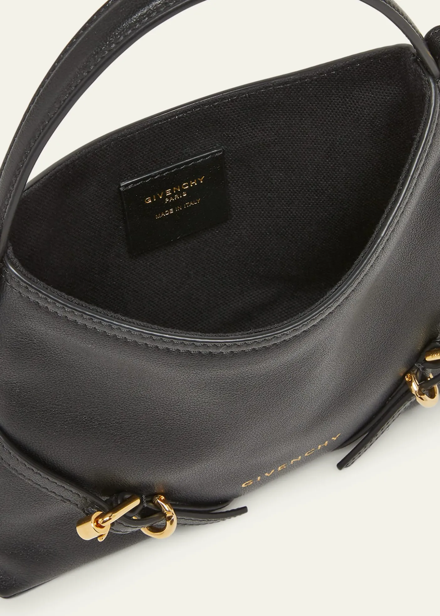 GivenchyVoyou Nano Top-Handle Bag in Shiny Leather