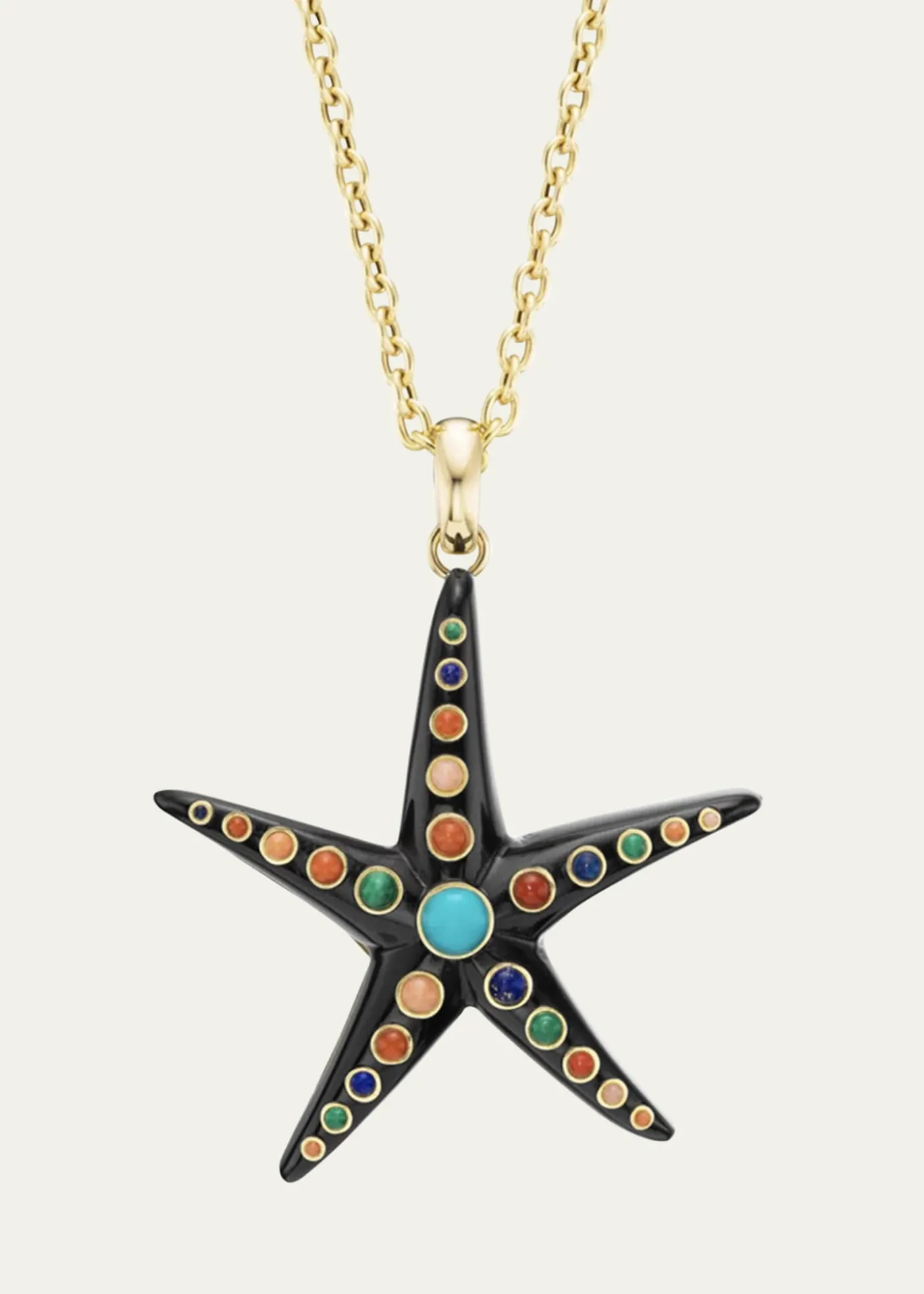 Grace Winfrey18K Large Starfish Pendant Necklace, 18"L