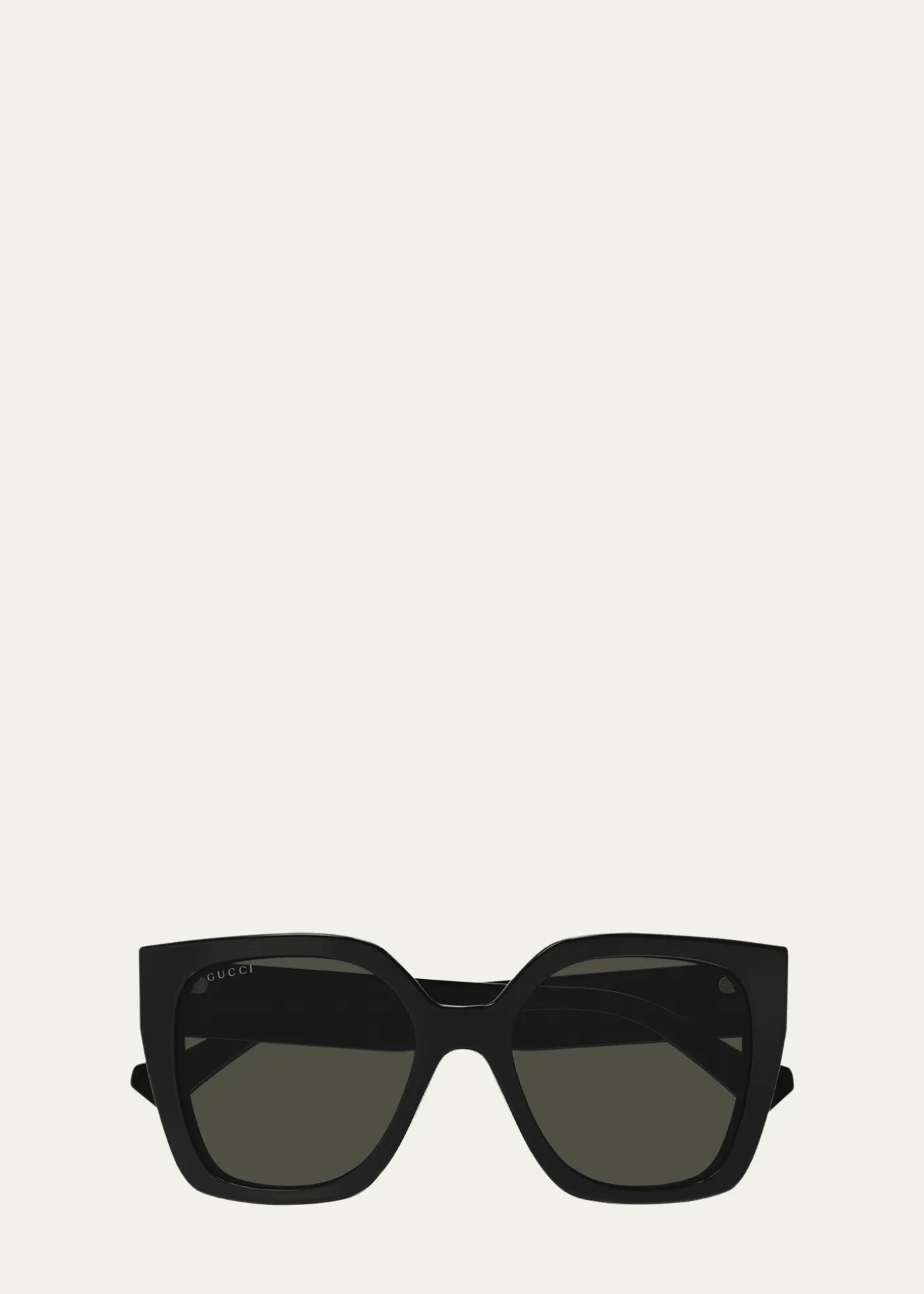 GucciColor-Block GG Injection Plastic Cat-Eye Sunglasses