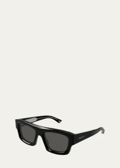 GucciMen's GG1926SM Acetate Rectangle Sunglasses