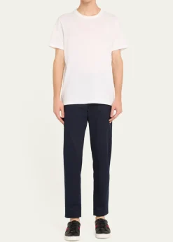 GucciMen's Ace Leather Web Low-Top Sneakers
