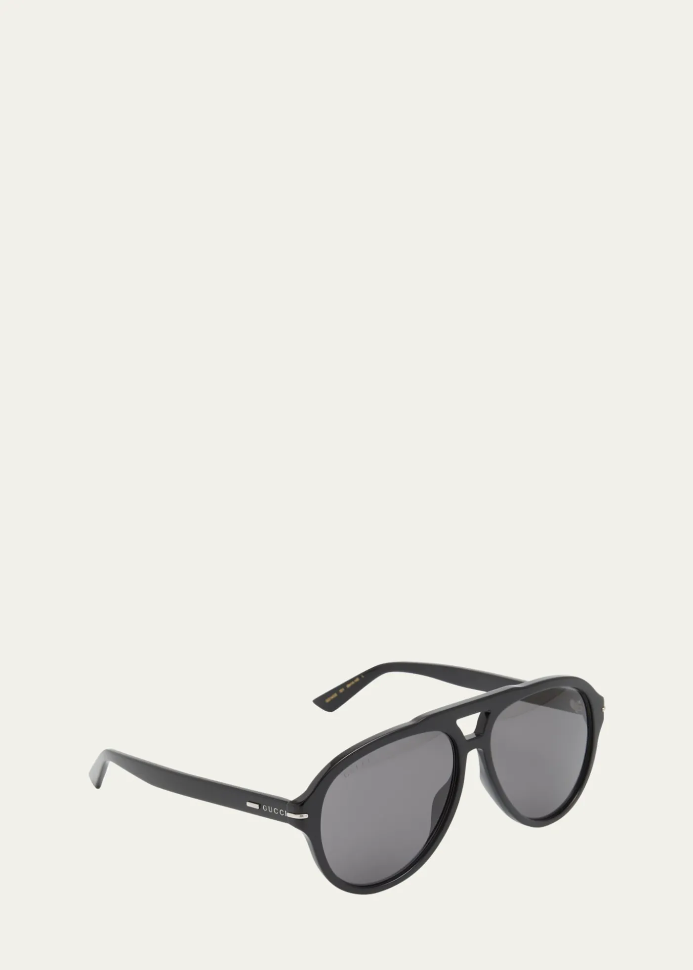 GucciMen's GG1443Sm Acetate Aviator Sunglasses