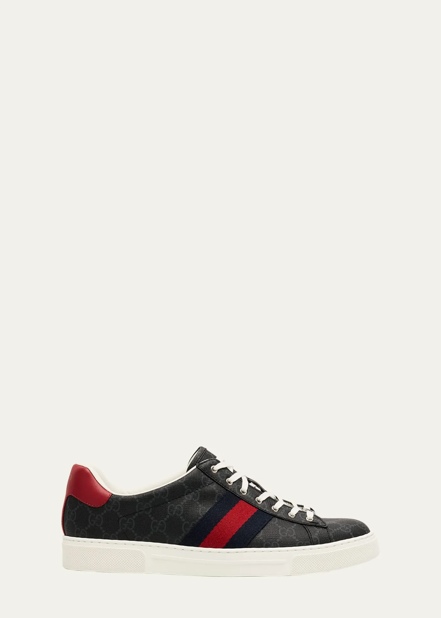 GucciMen's Gucci Ace Low-Top Sneakers with Web