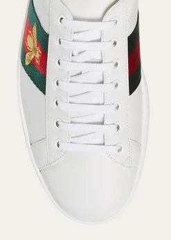 GucciMen's New Ace Embroidered Low-Top Sneakers