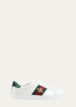 GucciMen's New Ace Embroidered Low-Top Sneakers