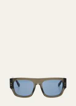 GucciMen's Oversized Rectangle Sunglasses