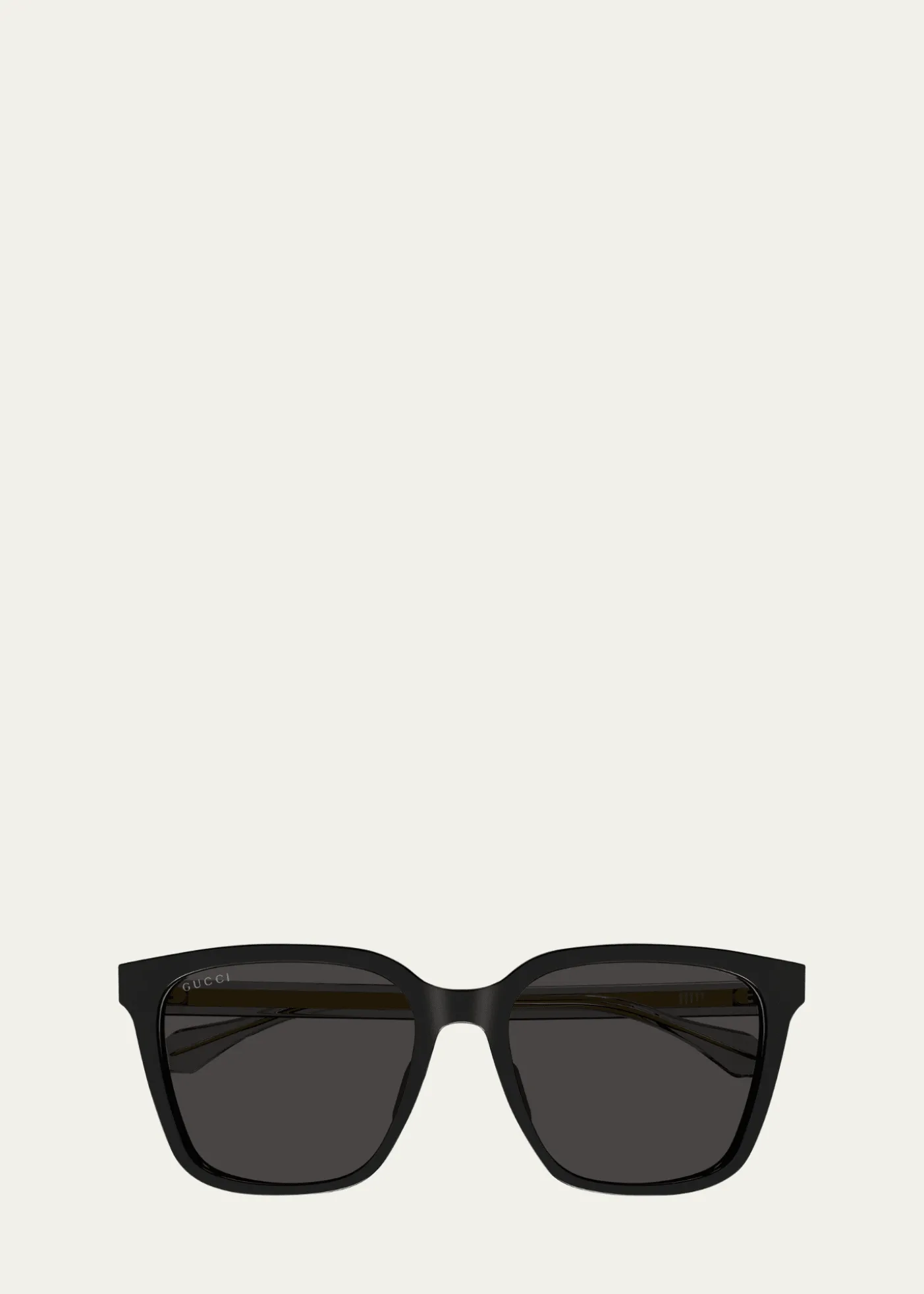 GucciMen's Temple-Logo Square Sunglasses