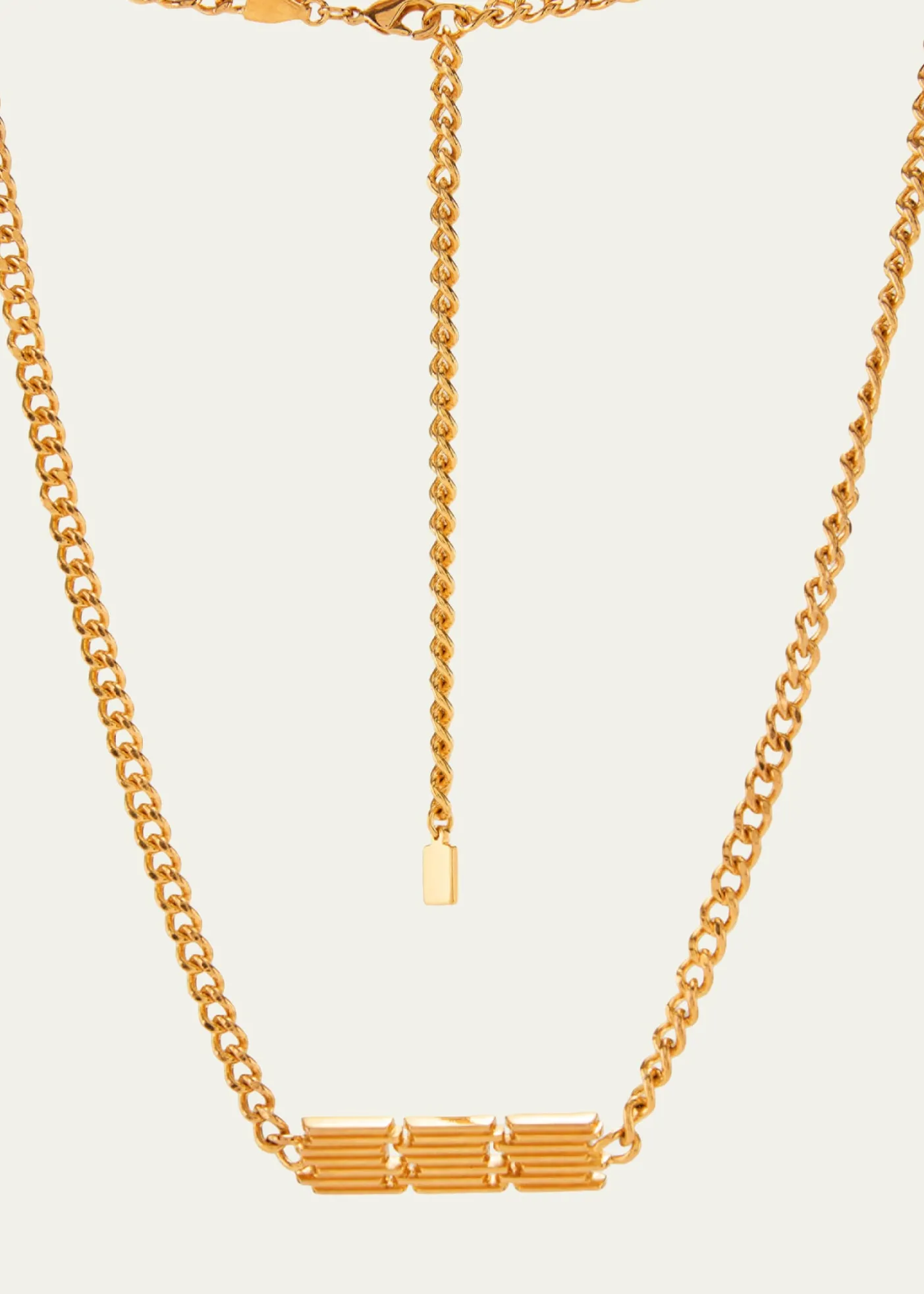 Gwen BelotiBlock Chain Necklace