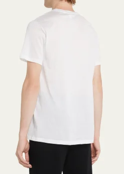 HanroMen's Cotton Sporty Crewneck T-Shirt