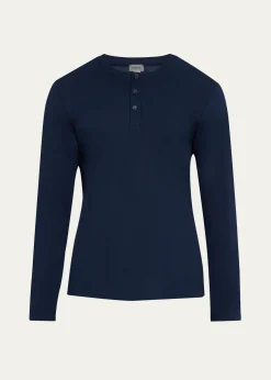 HanroMen's Living Henley T-Shirt