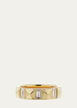Harwell Godfrey18K Diamond Pyramid Baguette Band