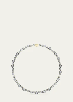 HauteCarat18K Georgian Cut Lab Grown Diamond Necklace