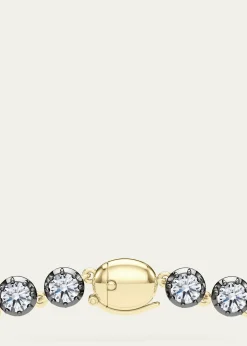 HauteCarat18K Georgian Cut Lab Grown Diamond Necklace