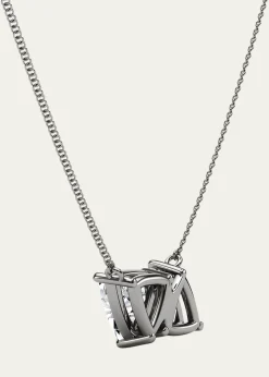 HauteCarat18K Trillion Lab Grown Diamond Twin Necklace