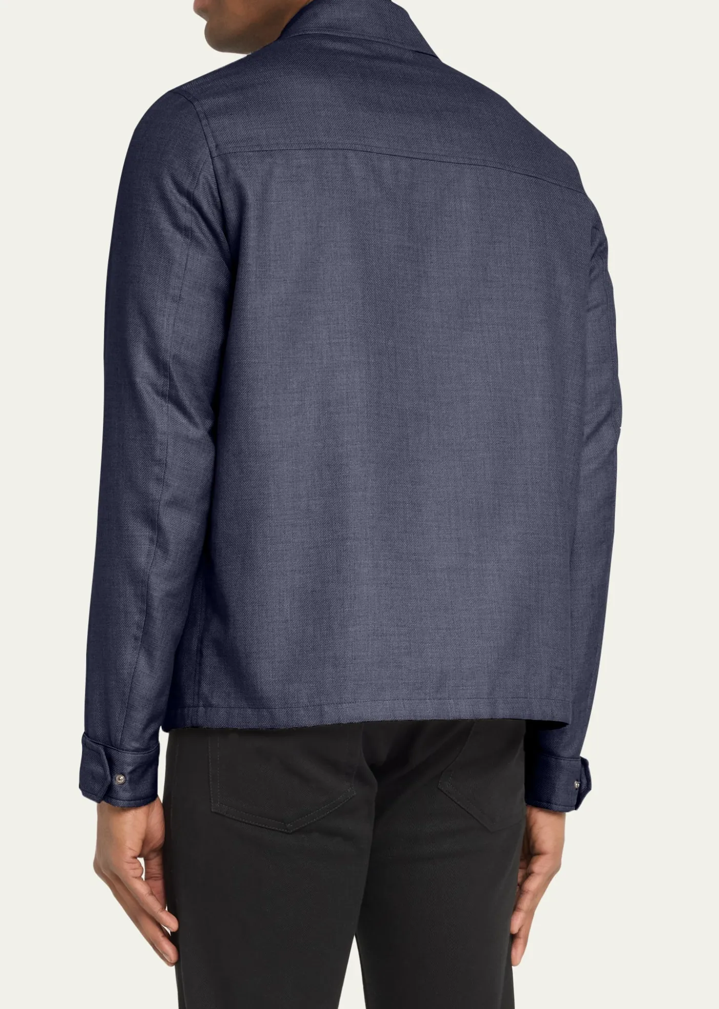 HernoMen's Coated Cashmere-Blend Overshirt