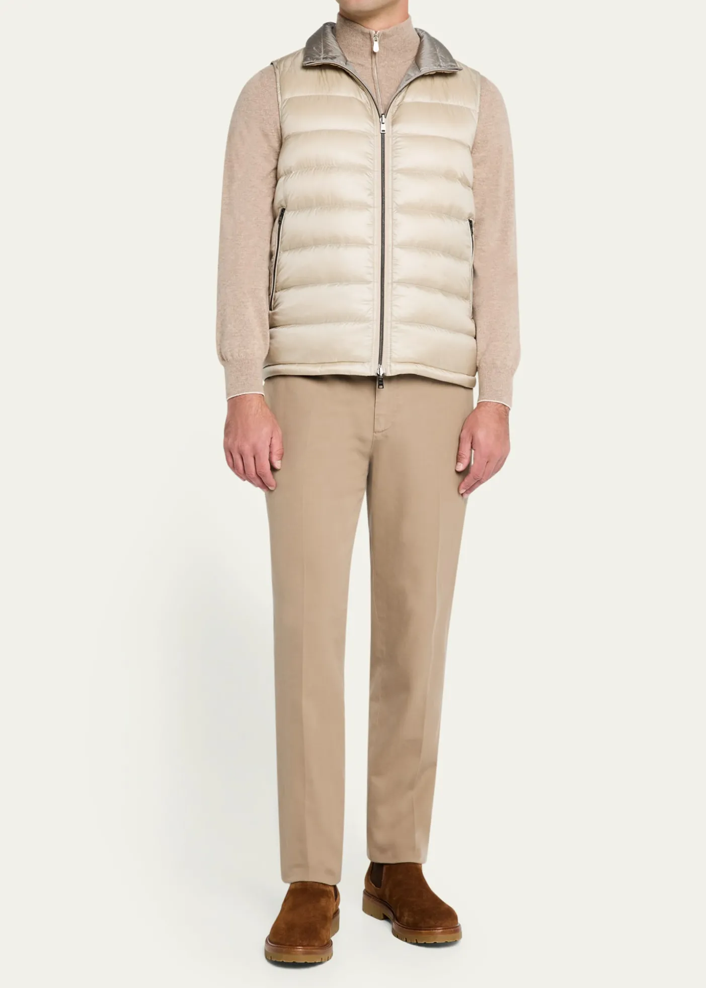 HernoMen's Reversible Down Nylon Vest