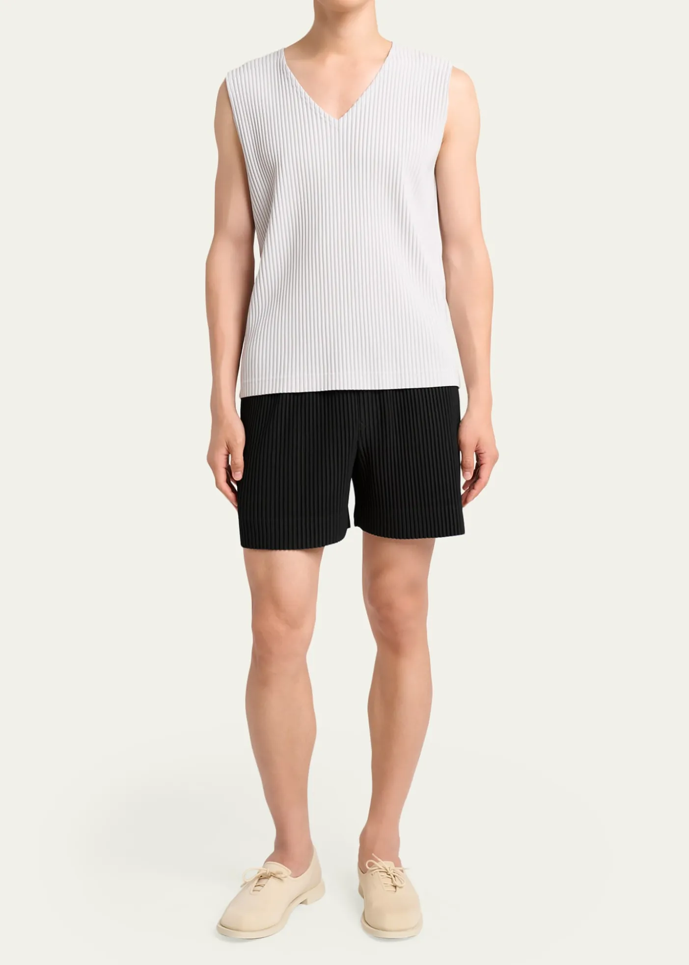 Homme Plisse Issey MiyakeMen's Tailored Pleats 3 Mini Shorts