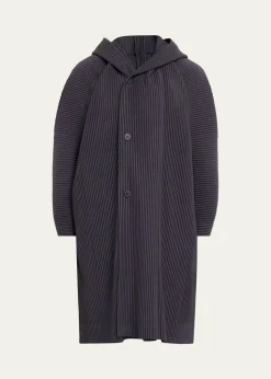 Homme Plisse Issey MiyakeHooded Plisse Coat