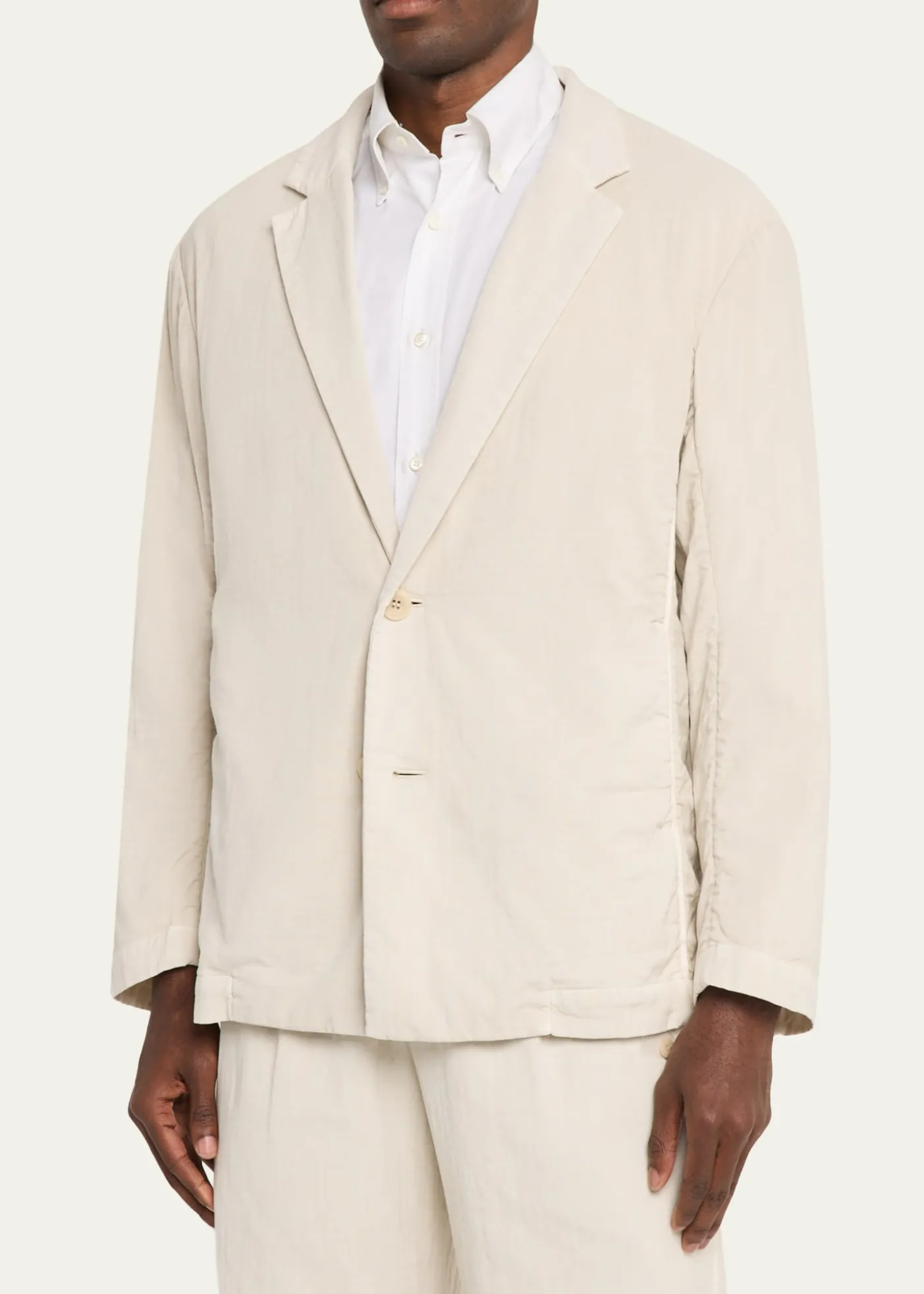 IM MENMen's Pigment Cotton Single-Breasted Sport Coat