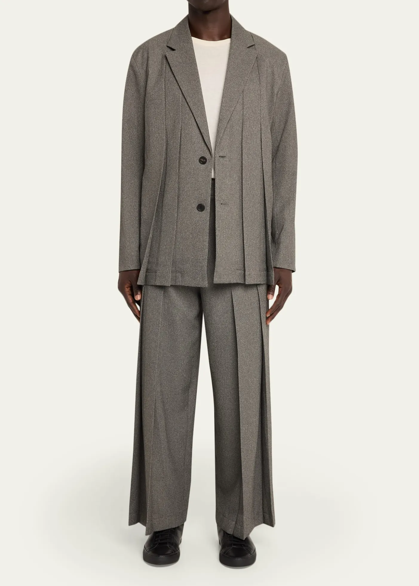 IM MENMen's Wool Like Tweed Jacket