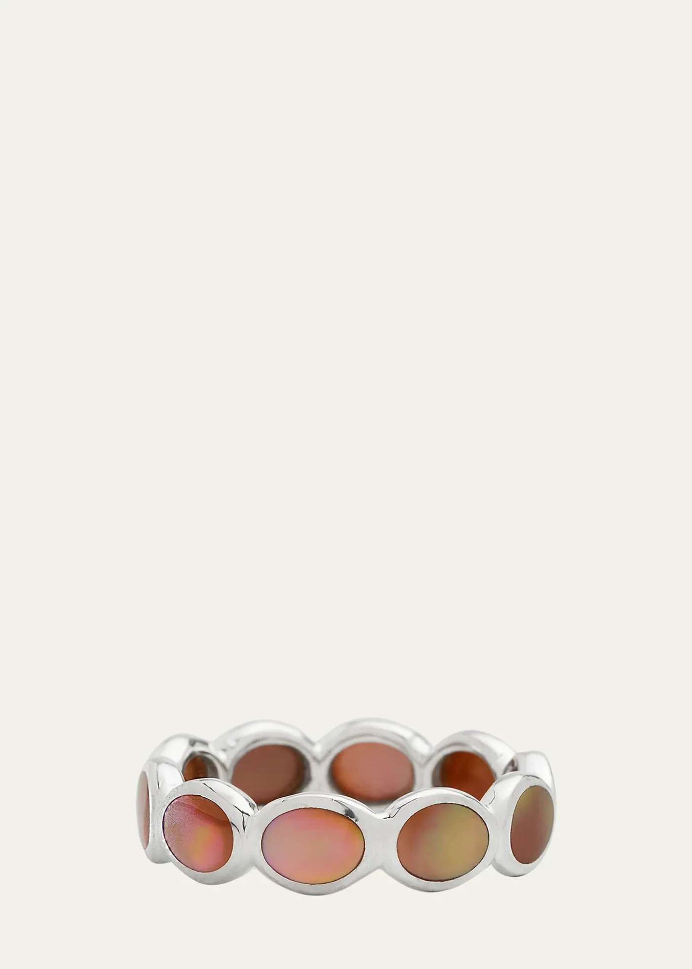 IppolitaAll-Around Tiny Ovals Ring in Sterling Silver