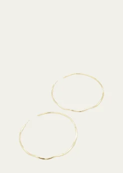 IppolitaClassico Squiggle Hoops in 18K Gold