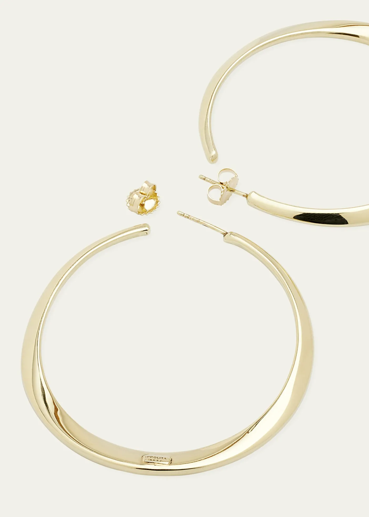 IppolitaLarge Twisted Hoop Earrings in 18K Gold