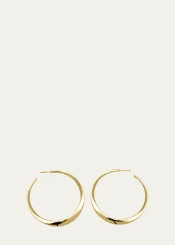 IppolitaLarge Twisted Hoop Earrings in 18K Gold