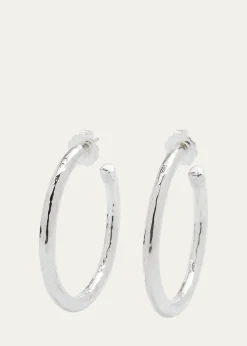 IppolitaMedium Hoop Earrings in Sterling Silver