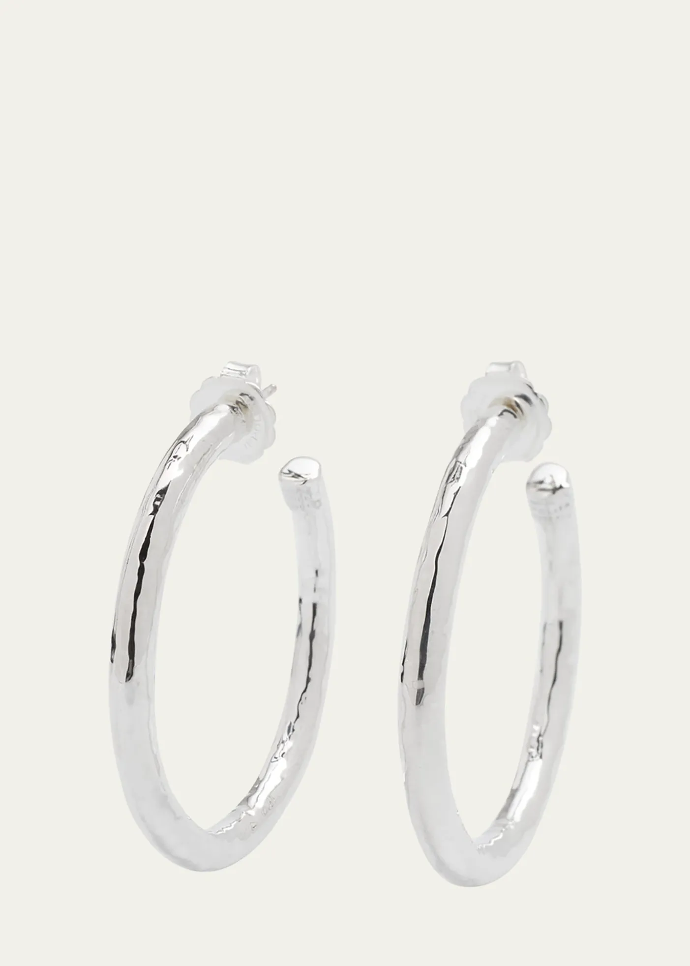 IppolitaMedium Hoop Earrings in Sterling Silver