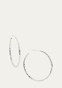 IppolitaMedium Squiggle Hoop Earrings in Sterling Silver