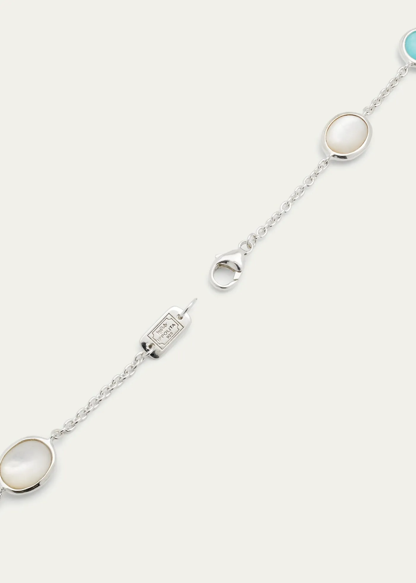 IppolitaMedium Stone Collar Necklace in Sterling Silver