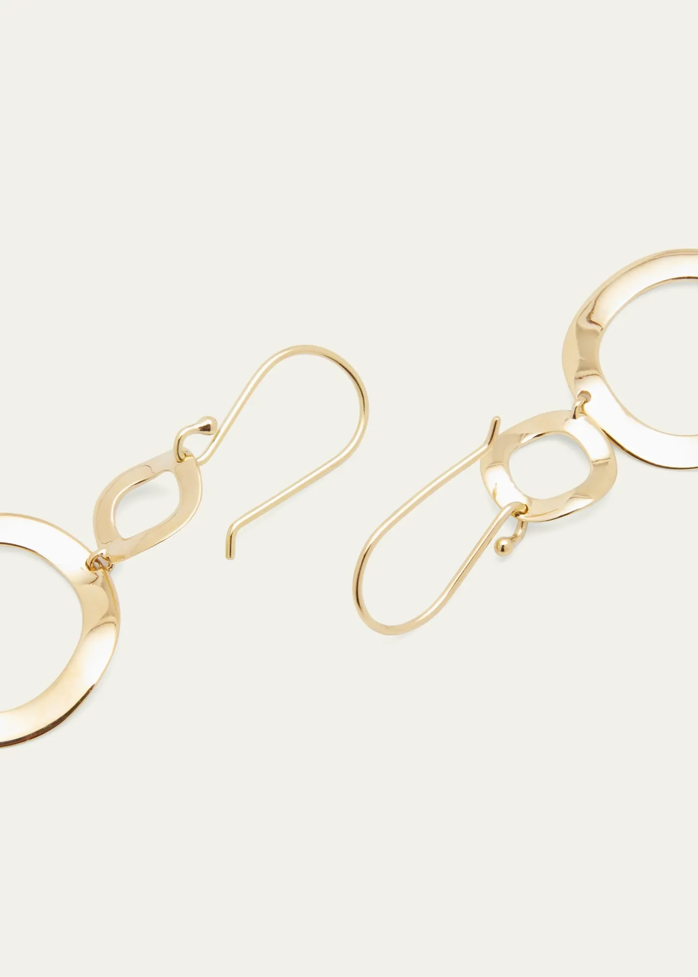 IppolitaMini Snowman Earrings in 18K Gold