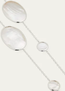 IppolitaOval Station Necklace in Sterling Silver