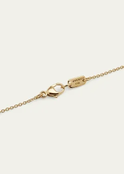 IppolitaSmall Flower Pendant Necklace in 18K Gold with Diamonds