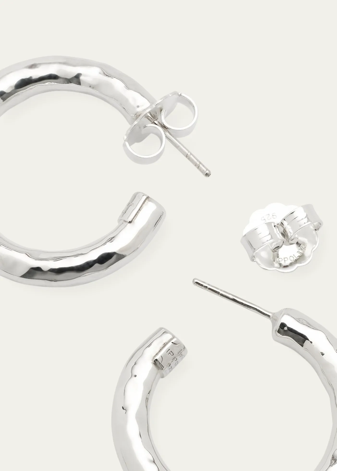IppolitaSmall Hoop Earrings in Sterling Silver
