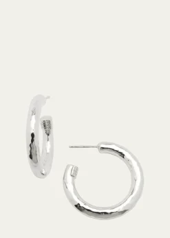 IppolitaSmall Hoop Earrings in Sterling Silver