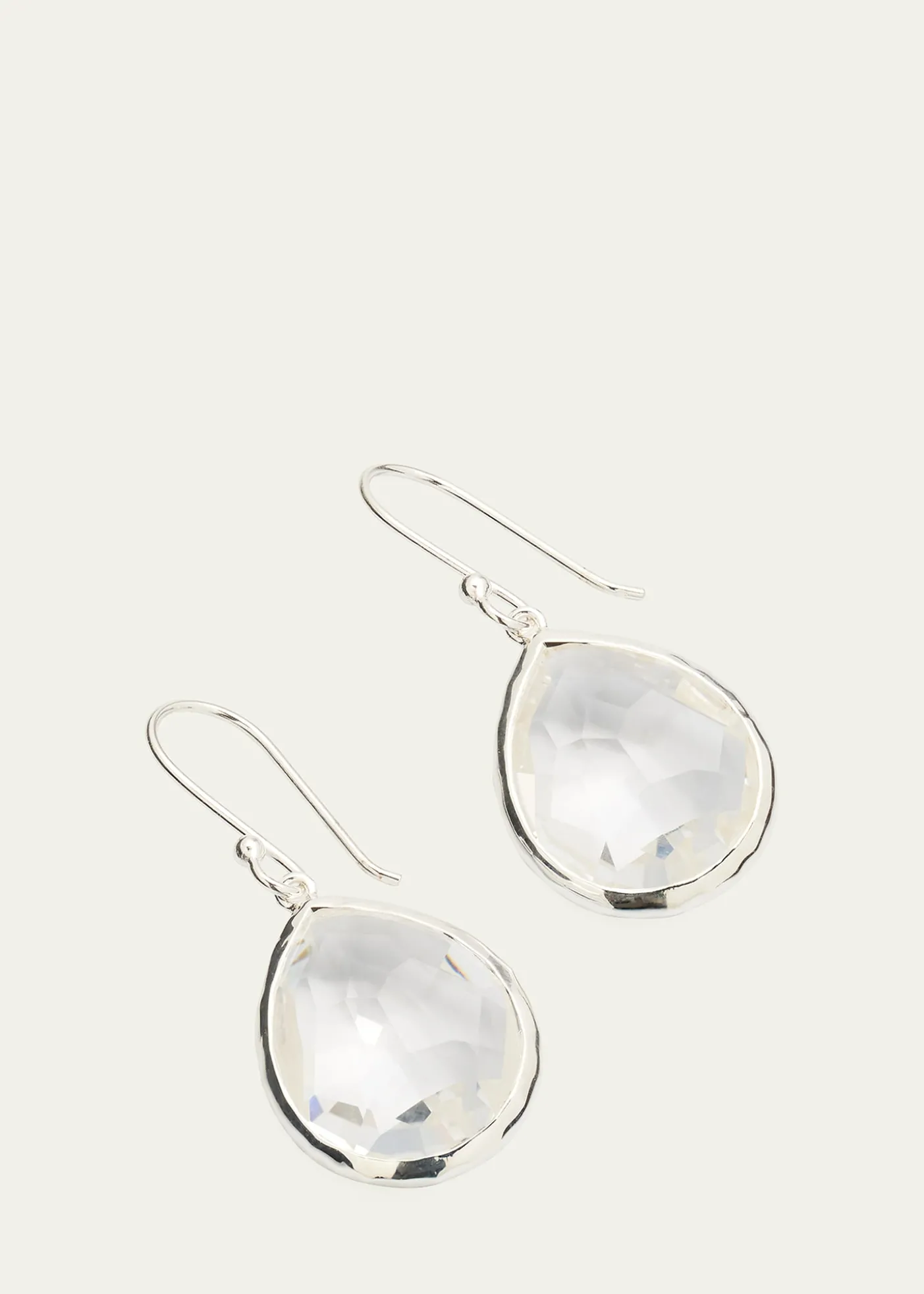 IppolitaSmall Teardrop Earrings in Sterling Silver