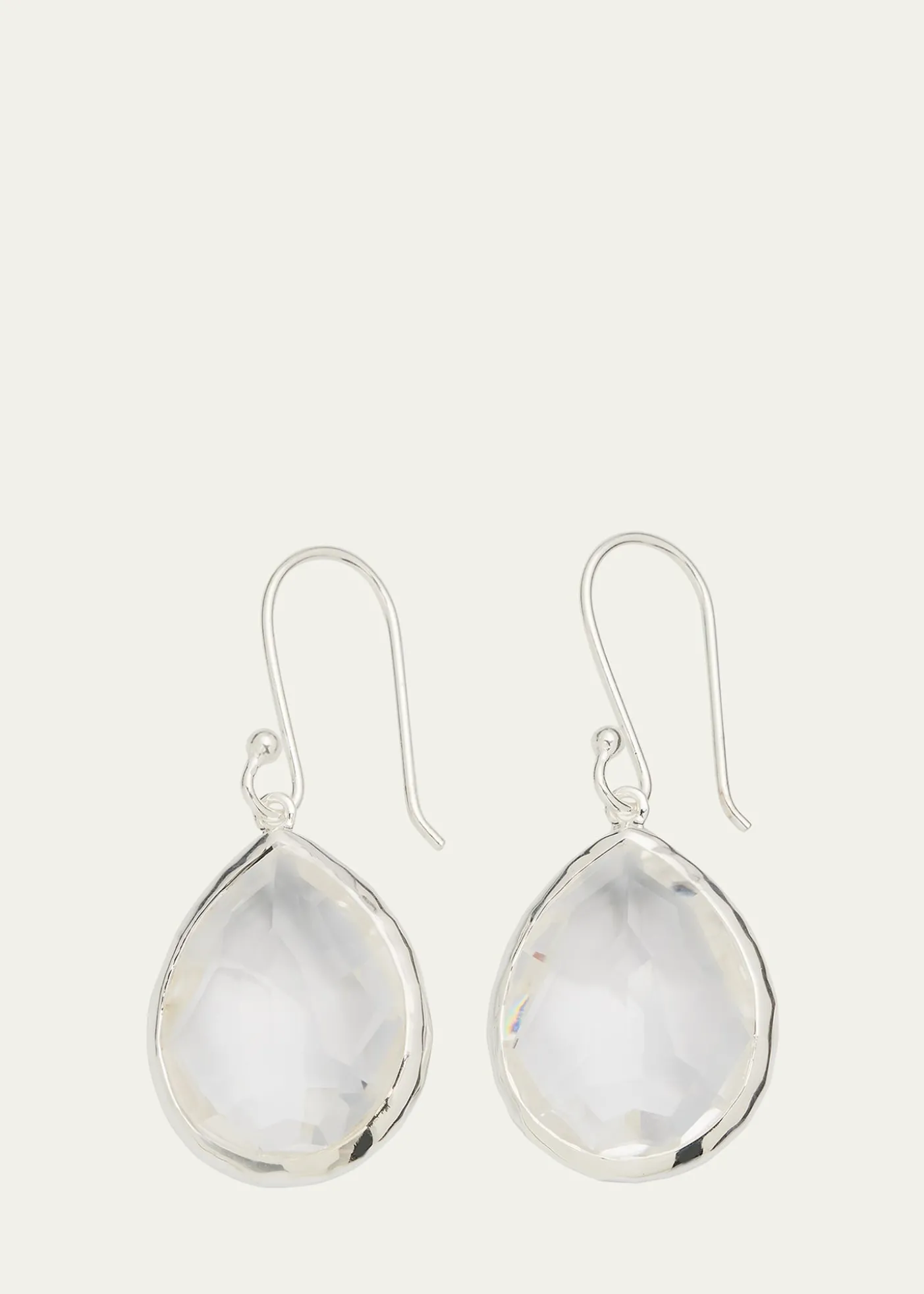 IppolitaSmall Teardrop Earrings in Sterling Silver