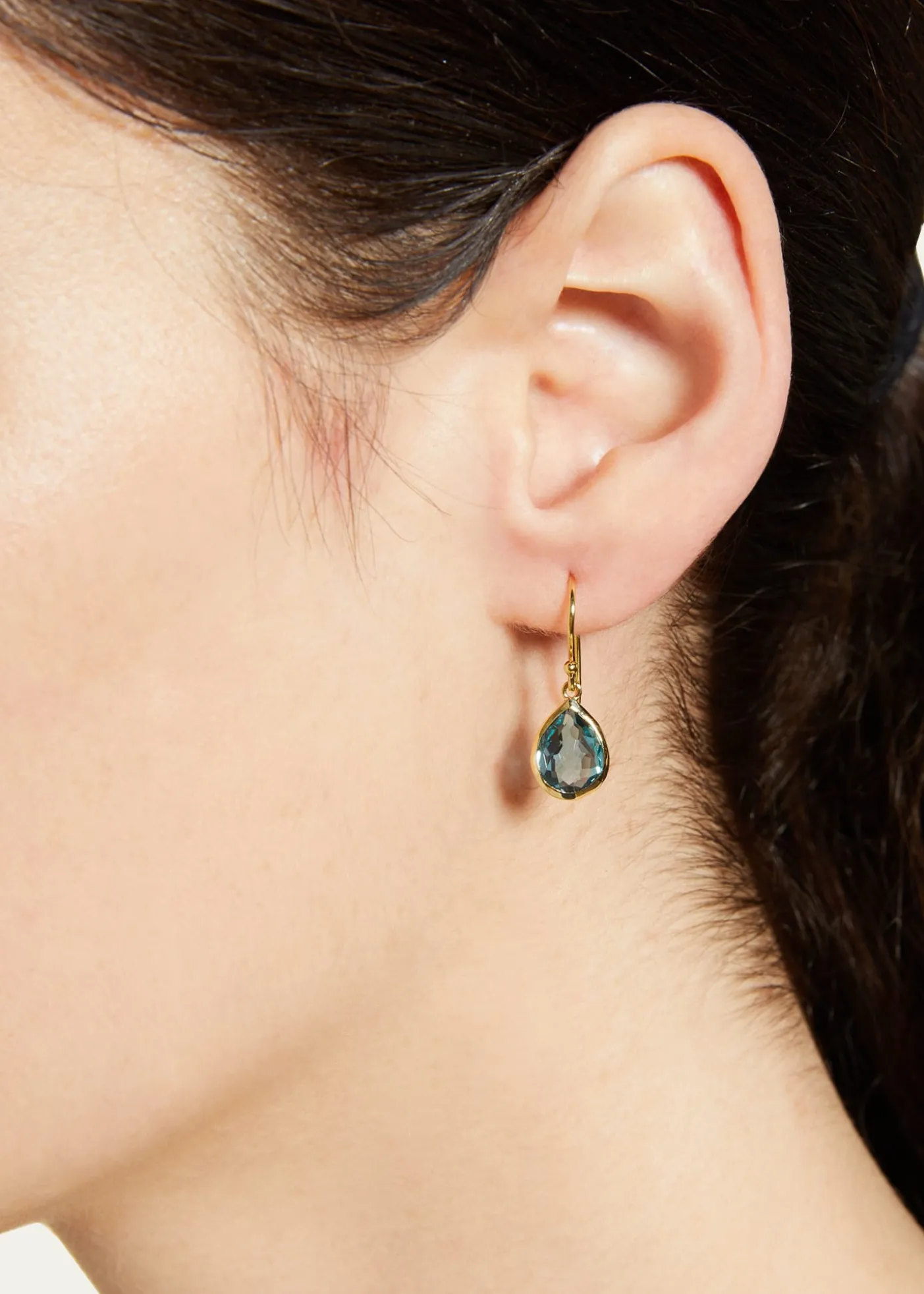 IppolitaTeeny Teardrop Earrings in 18K Gold
