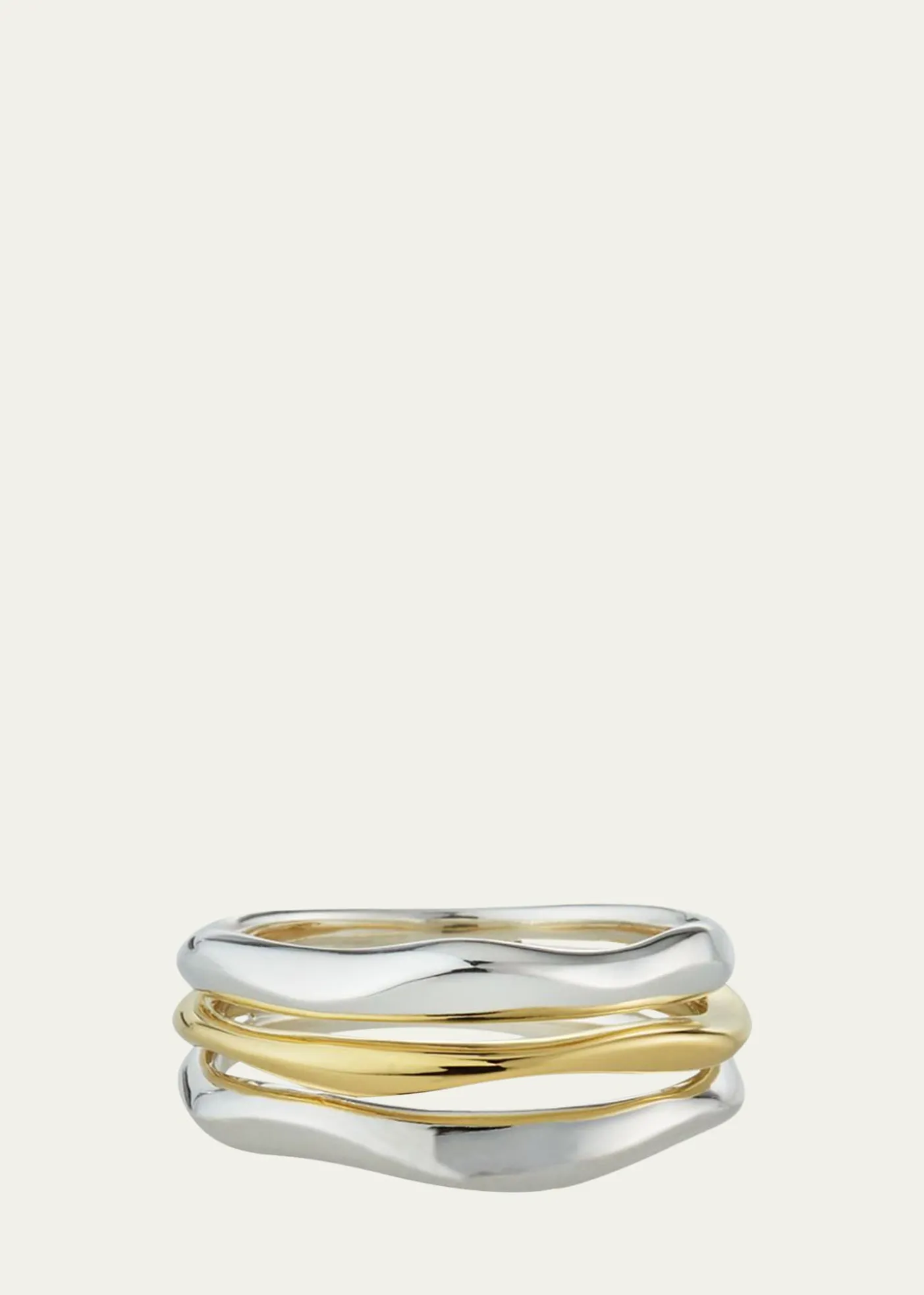 IppolitaTriple-Band Squiggle Ring in Chimera