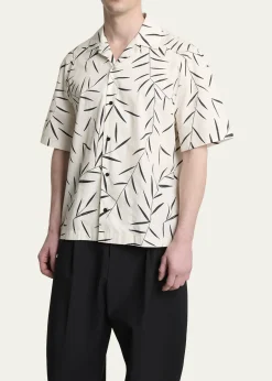 JacquemusMen's Fonccio Cotton Camp Shirt