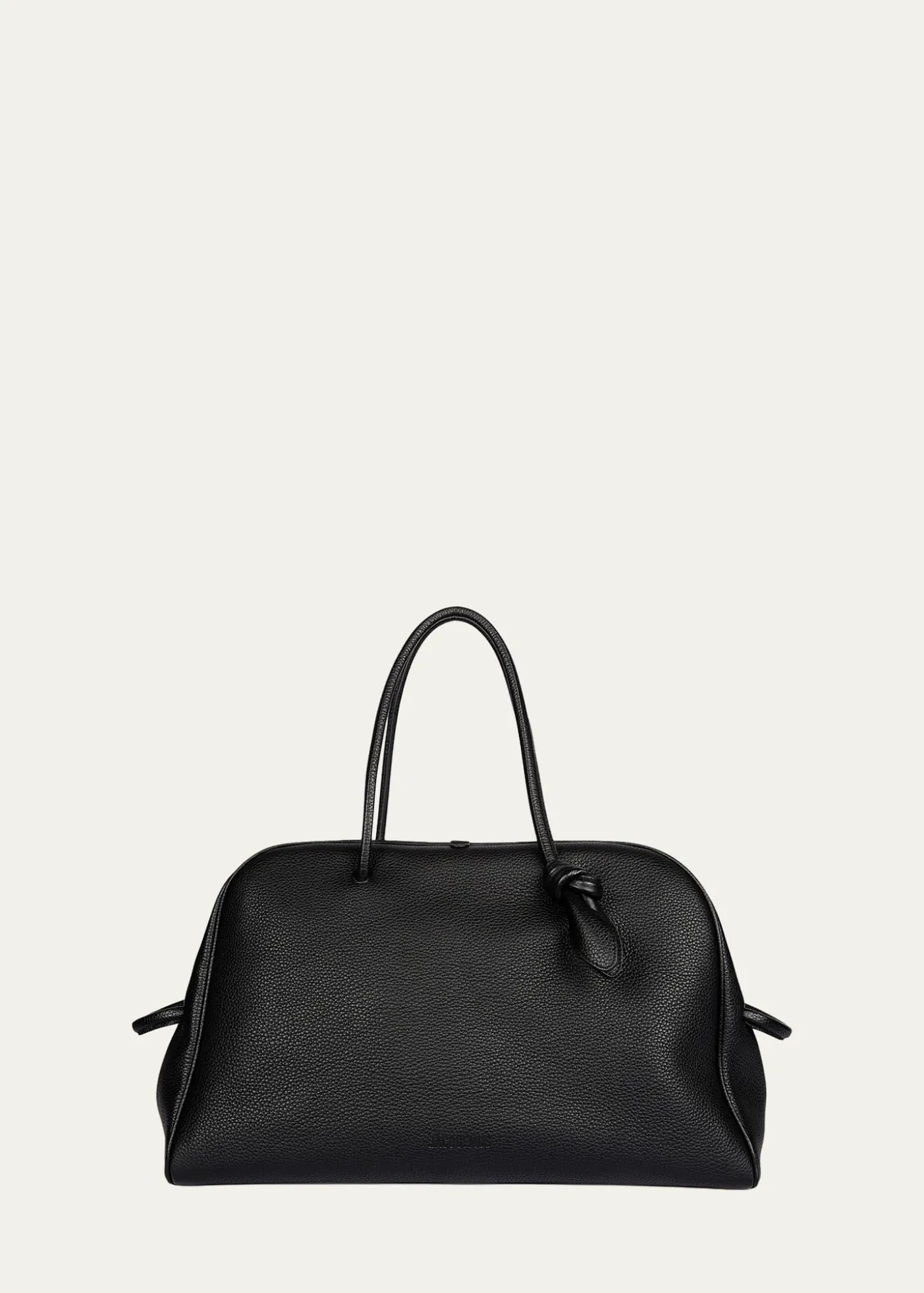 JacquemusMen's Le Grand Turismo Leather Bowling Bag