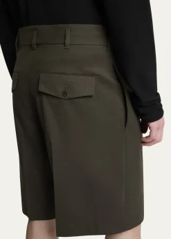 JacquemusMen's Relaxed Single-Pleated Shorts